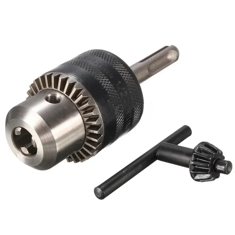 Rotary Hammer Drill Chuck Adapter 1.5-13mm 1/2-20UNF Thread Keyed  Electric    With SDS Plus Shank