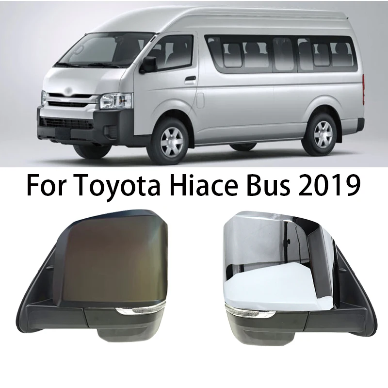 

Автомобильное боковое зеркало заднего вида в сборе для Toyota Hiace 2019 2020 авто с светодиодный поворотным сигналом электрическое складное зеркало в сборе