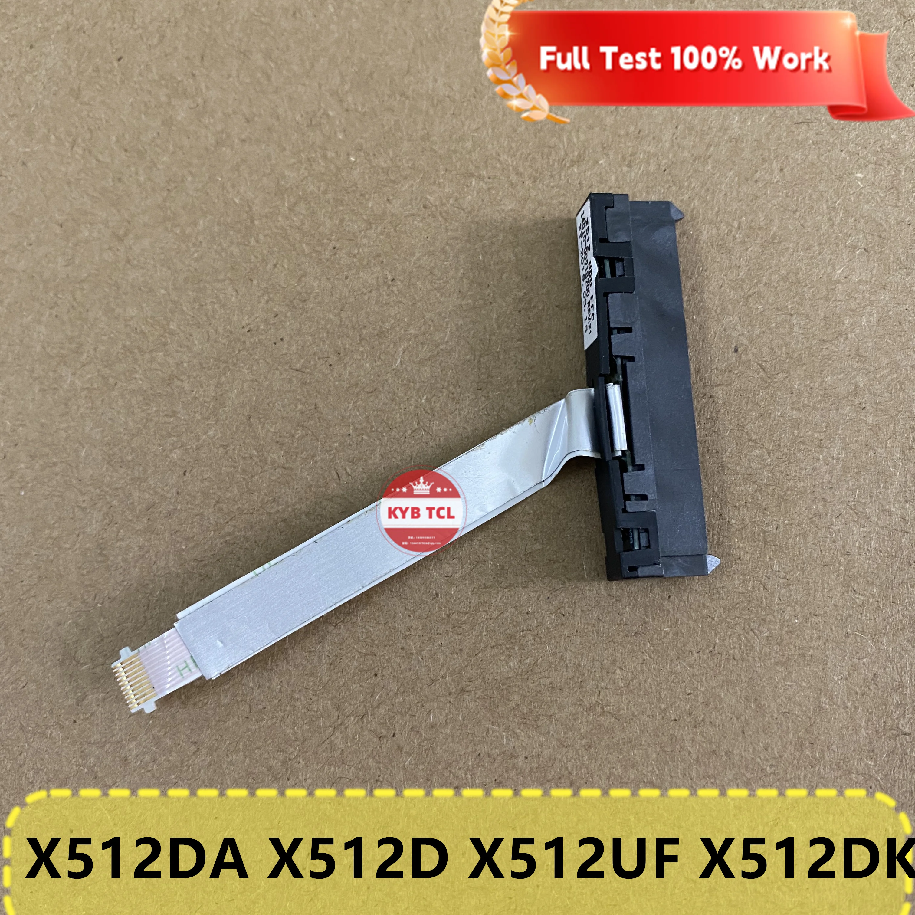 For ASUS X512DA X512D X512UF X512 X512DK Genuine Laptop SATA Hard Drive HDD SSD Connector 14010-00218200 Notebook