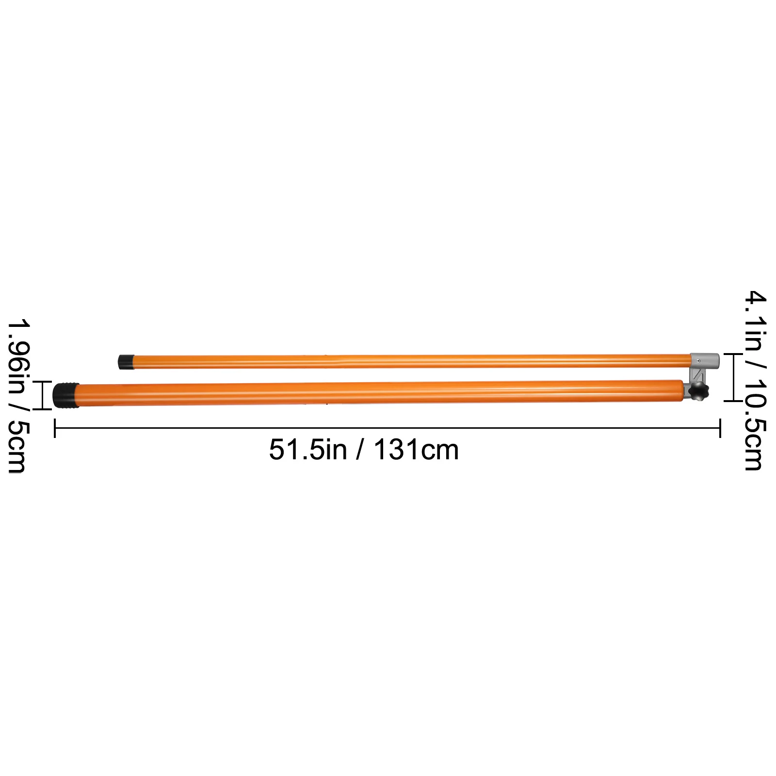 SucceBuy Палочка для измерения высоты нагрузки 15/20 дюймов Палочка для измерения высоты грузовика легко читается с регулируемым столбом Непроводящая мера высоты