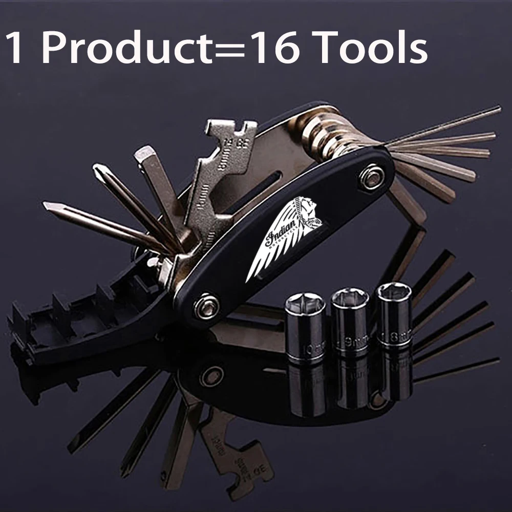 For Indian Scout / Sixty Bobber Chief Vintage Springfield Challenger Roadmonster FTR 1200 S Moto Repair Screwdriver Tools Set