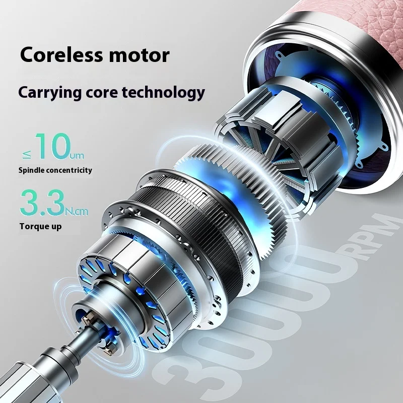 New High-End Nail Polish Machine Portable Type-C Charging Nail Remover Tool for Peeling Skin, Specially Used for Nail Shops