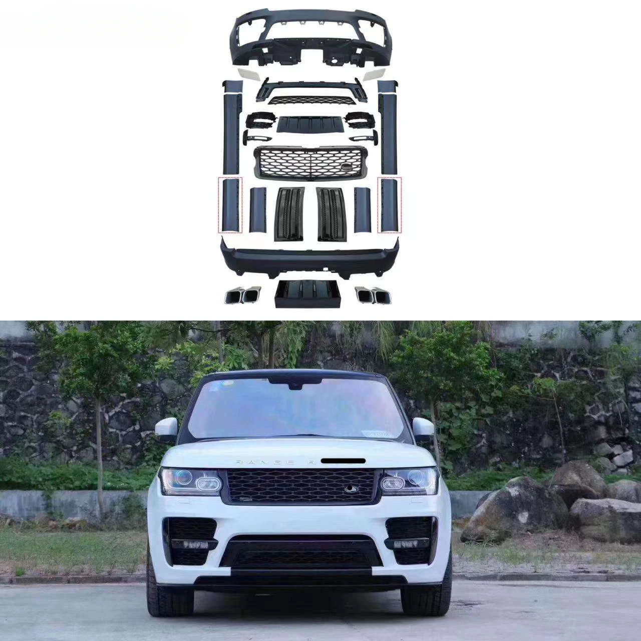 

Body Kit For Range Rover Vogue 2013-2017 SVO Style L405 Facelift