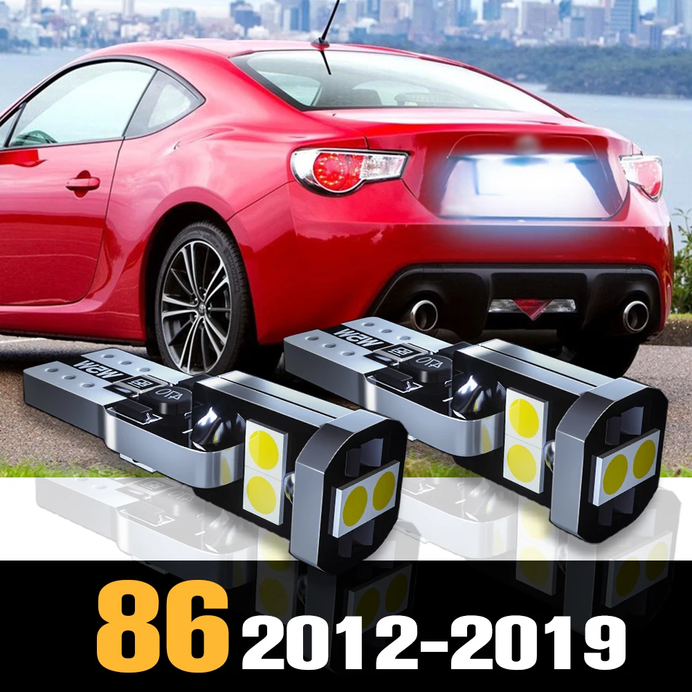 

2pcs Canbus LED License Plate Light Lamp Accessories For Toyota 86 2012 2013 2014 2015 2016 2017 2018 2019