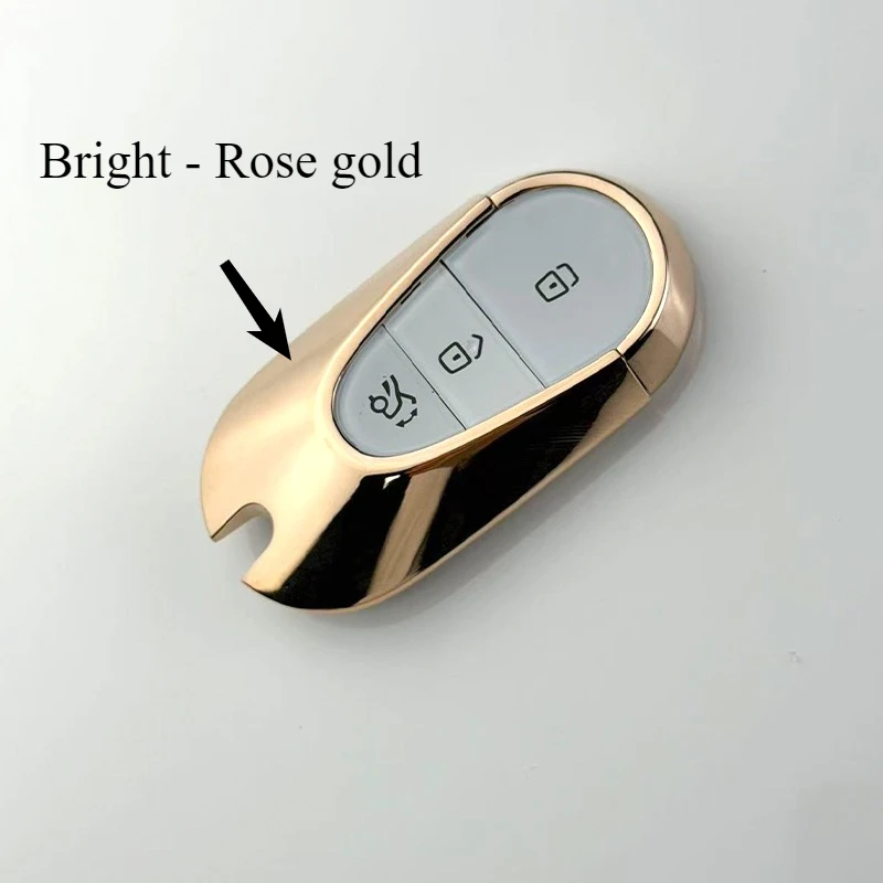Metal Car Key Fob Remote Shell Case for Mercedes-Benz C260 C300 S400 S450 S500 C S Class W206 W223 S350 Decorative Accessories