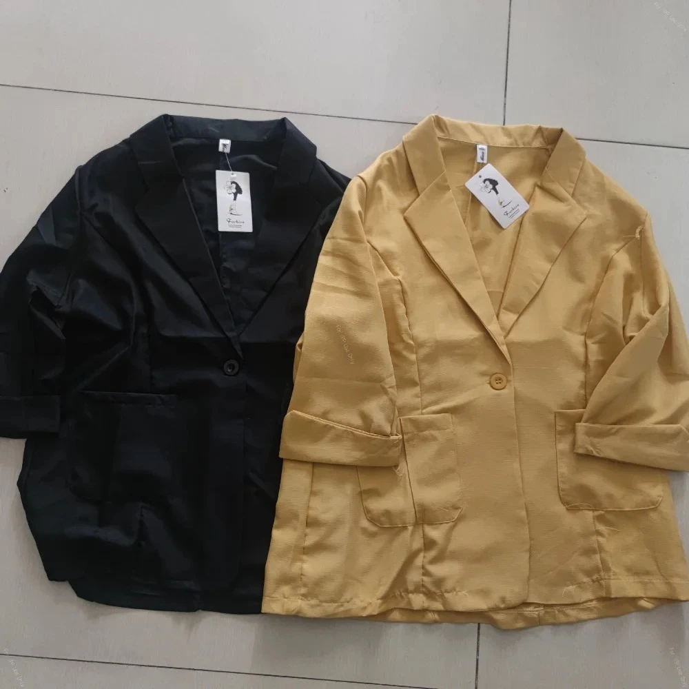 

Один предмет, модная отложная рубашка, женское пальто, пиджаки, осенняя куртка, пиджак, женская одежда на одной пуговице, желтый цвет