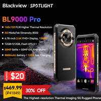 [World Premiere] Blackview BL9000 PRO 5G Rugged Phone 6.78'' 24GB 512GB Infrared Imaging FLIR® 8800mAh Android 14 Smartphone NFC