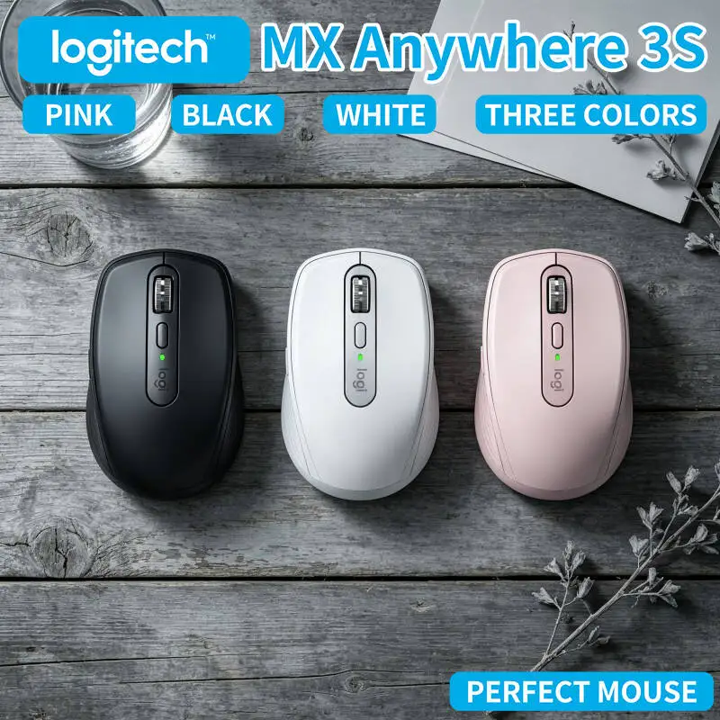 

Wireless MX Anywhere 3S - Darkfield 8K DPI, 70-Day Battery, Hyper-Scroll, Great for Mobile Shoe Shop & Community Event