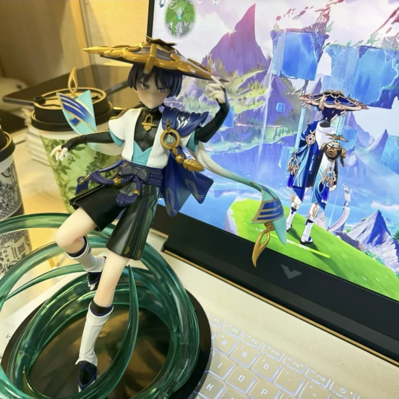 

Genshin Impact Figure Wanderer Scaramouche Game Model 24cm Dolls Exquisite Birthday Gift Collectible Action Figurine Ornament