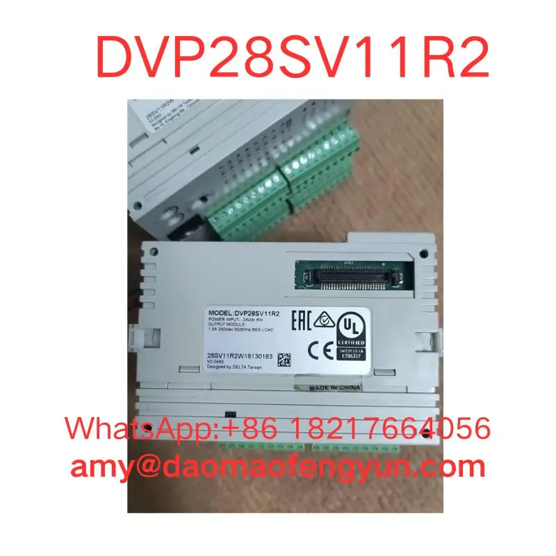 Used    DVP28SV11R2   Delta   PLC   Module   tested  ok   fast  shipping