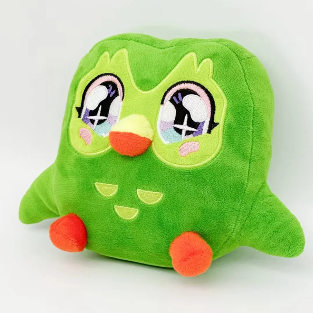 

Милая плюшевая игрушка-сова Duolingo, зеленая плюшевая игрушка-сова Дуо, мягкая плюшевая кукла-сова в стиле аниме, мягкая игрушка для детей, подарок на день рождения