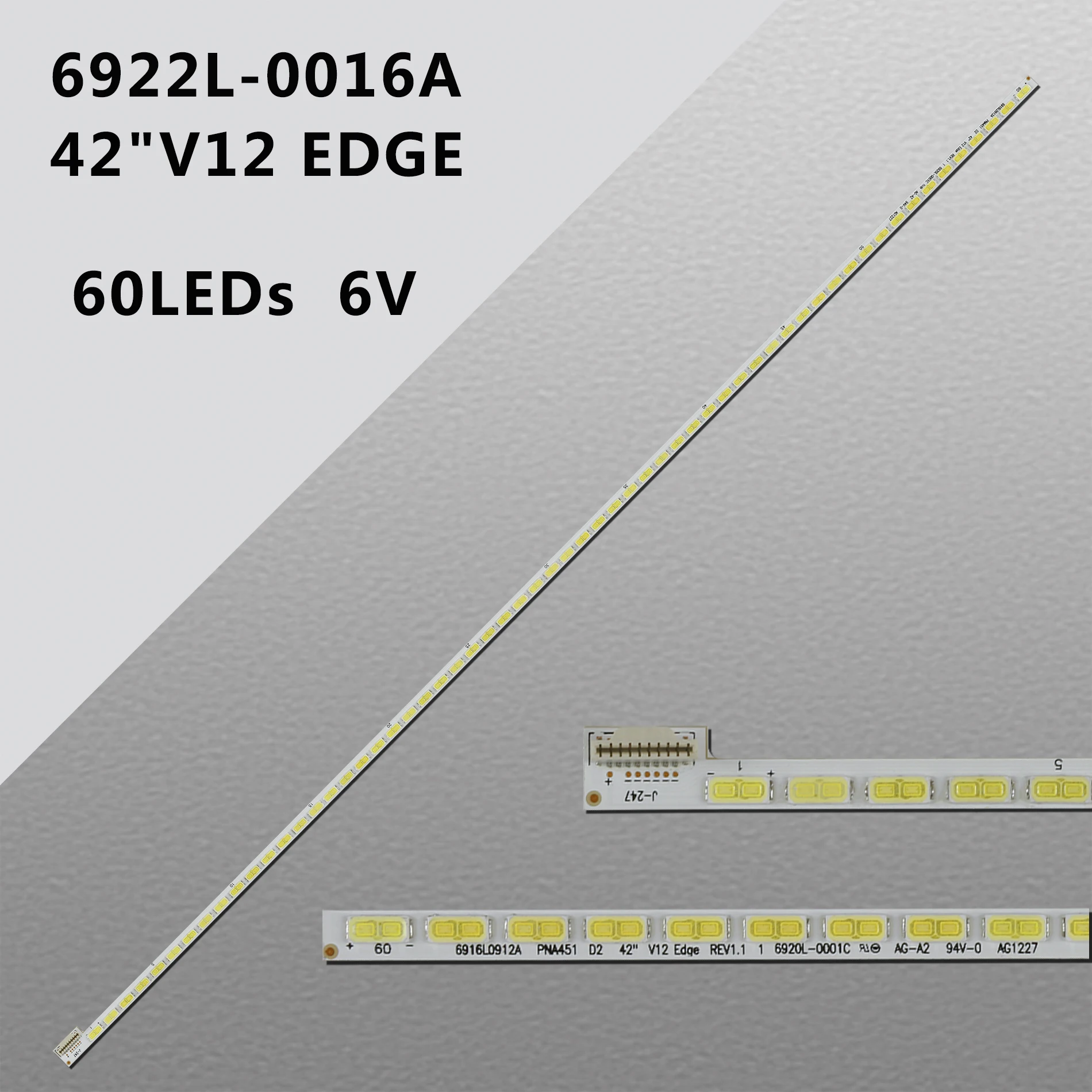 LED backlight bar for LG 6922L-0016A 42PFL4317K LE42A70W 42LS575 42LS575S 42LS575T 42LM5200 42LS5700 42LS570 42LS570T 42LS570S