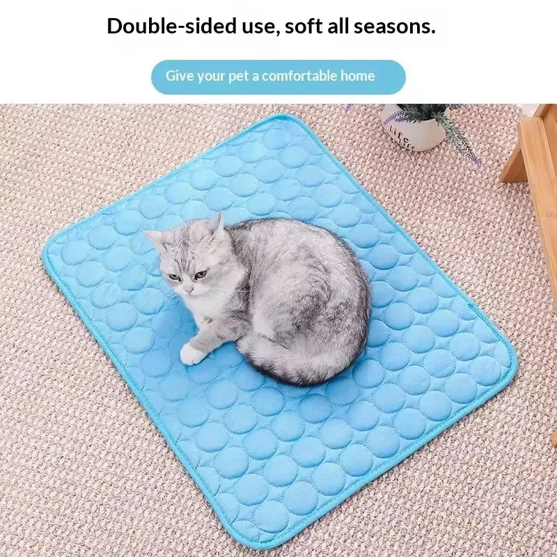 Dog Ice Cooling Pad Summer Pet Cool Bed Extra Large For Small Big Dogs Pet Supply Cat Sturdy Blanket Sofa Pet Cold Mat Blanket