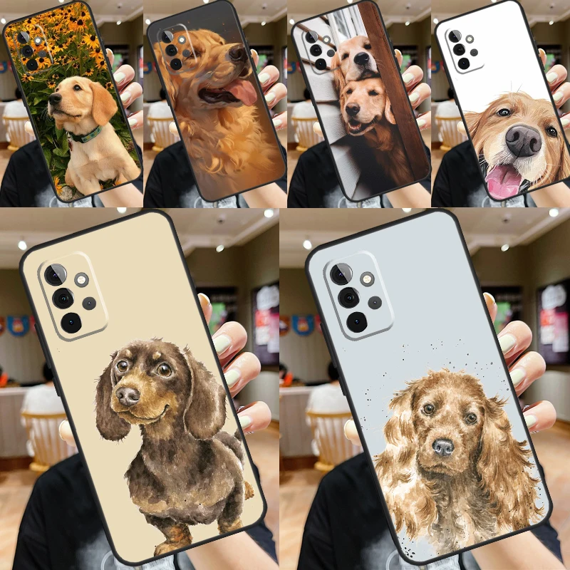 Cocker Spaniel Dog Phone Case For Samsung Galaxy A32 A52 A12 A53 A33 A23 A13 A54 A34 A14 A51 A15 A25 A35 A55