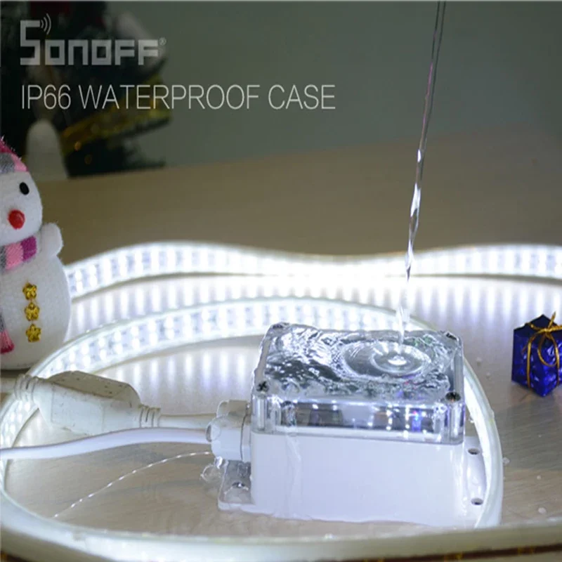 SONOFF – boîte de jonction étanche IP66, coque à chocs résistante à l'eau, Compatible avec les commutateurs WiFi intelligents BASICR2/BASICR4/RFR2