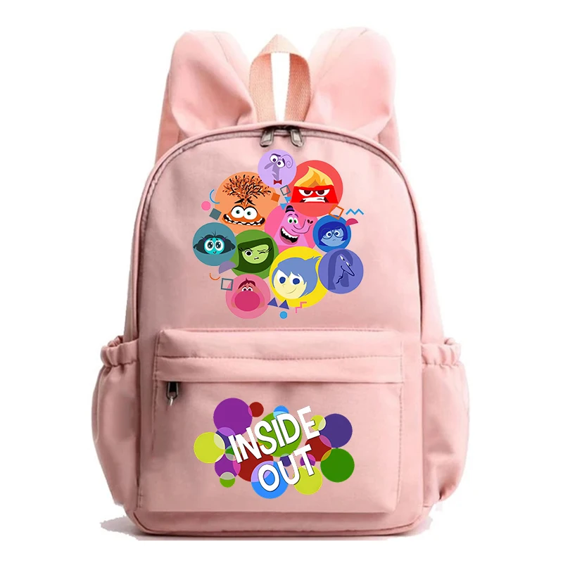 New Inside Out 2 Children School Backpack Kawaii Disney Backpack Cute Kids Backpacks Boys Girls School Supplies Birthday Gifts