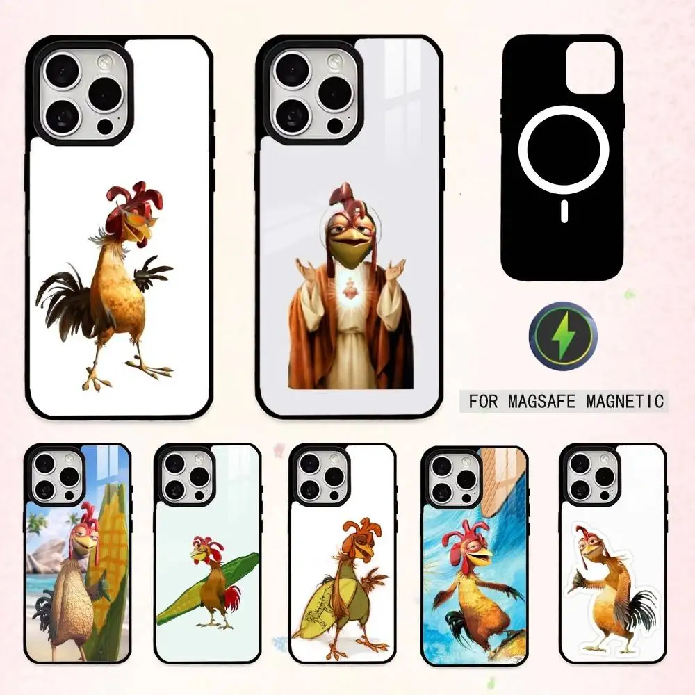 

F-FUNNY C-Chicken J-Joe Surf Phone Case For iPhone17,16,15,14,13,12,11 Plus,Pro Max Magnetic For Magsafe Wireless Charging