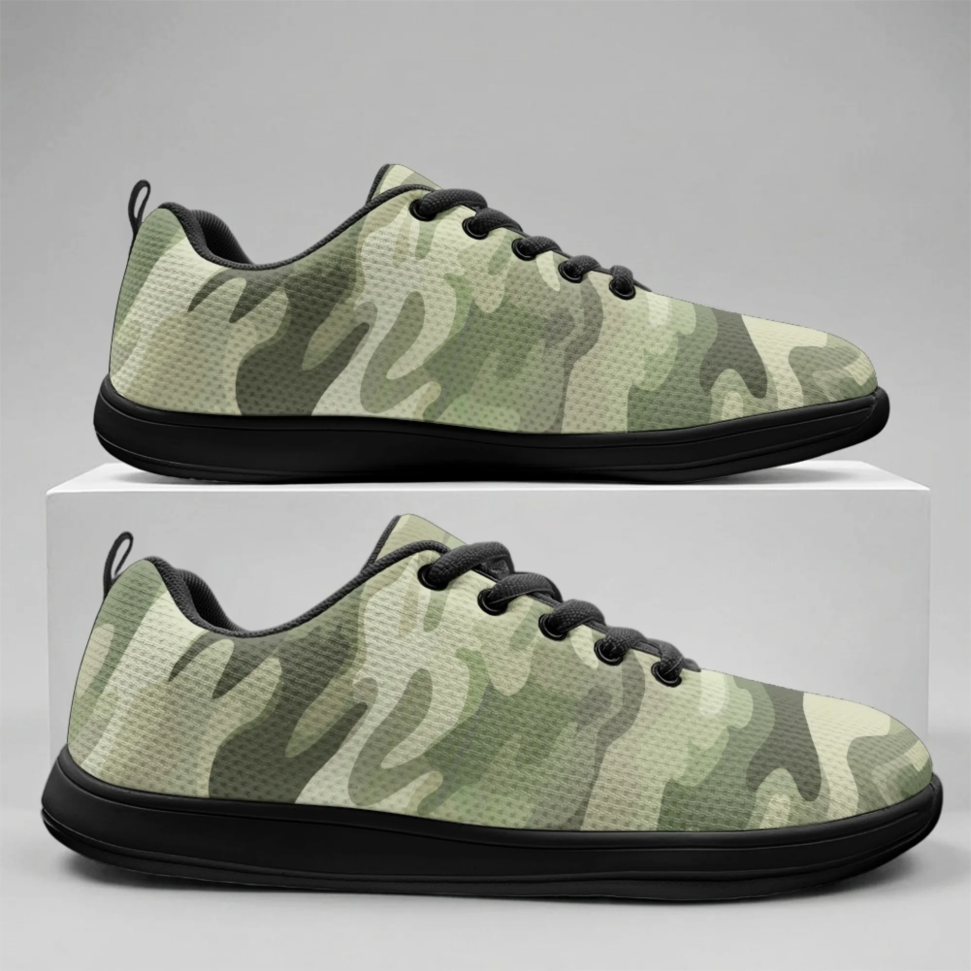 

XIXIRIMIDO Strappy Wide-toed Shoes Cool Camo Mens Walking Shoes Casual Shoes Breathable Mesh Women's Fashion Snakers 36-46