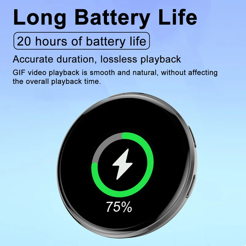 

Cyberpunk Dynamic Anime Brooches Cartoon Round Anime E-Badge Pin with 1.7-inch HD Circular Display Gift For Otaku Fans Friends