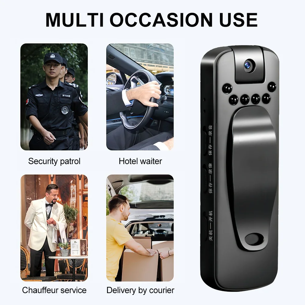 Hd 1080p mini kamera tragbarer camcorder aufnahme stift polizei körper getragen kamera infrarot nachtsicht digitaler video recorder dvr