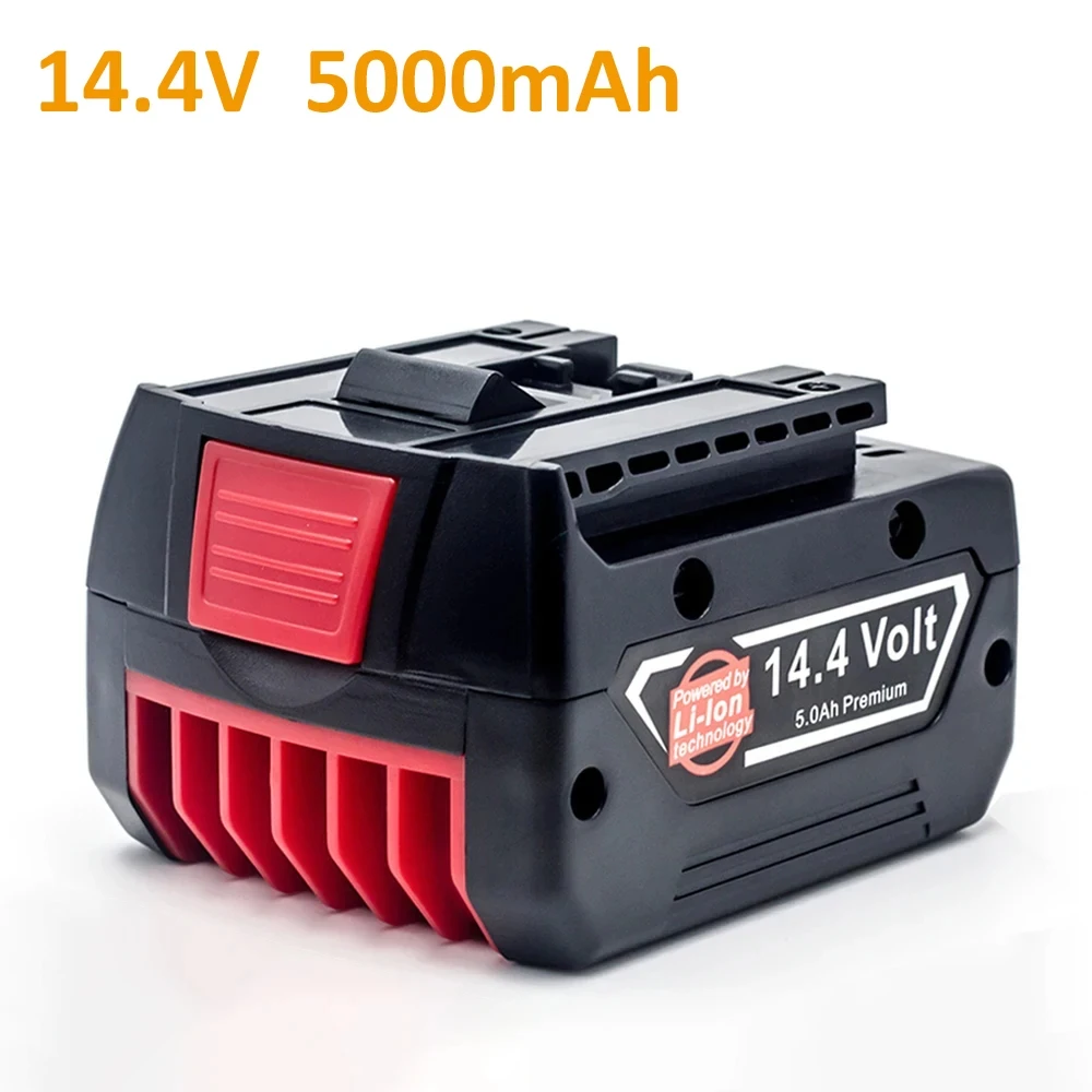 

14.4V 4.0Ah Rechargeable Battery for Bosch Power tool for GBH GDR GSR 1080 DDS180 BAT614G Replacement Li-ion Battery Charger Set