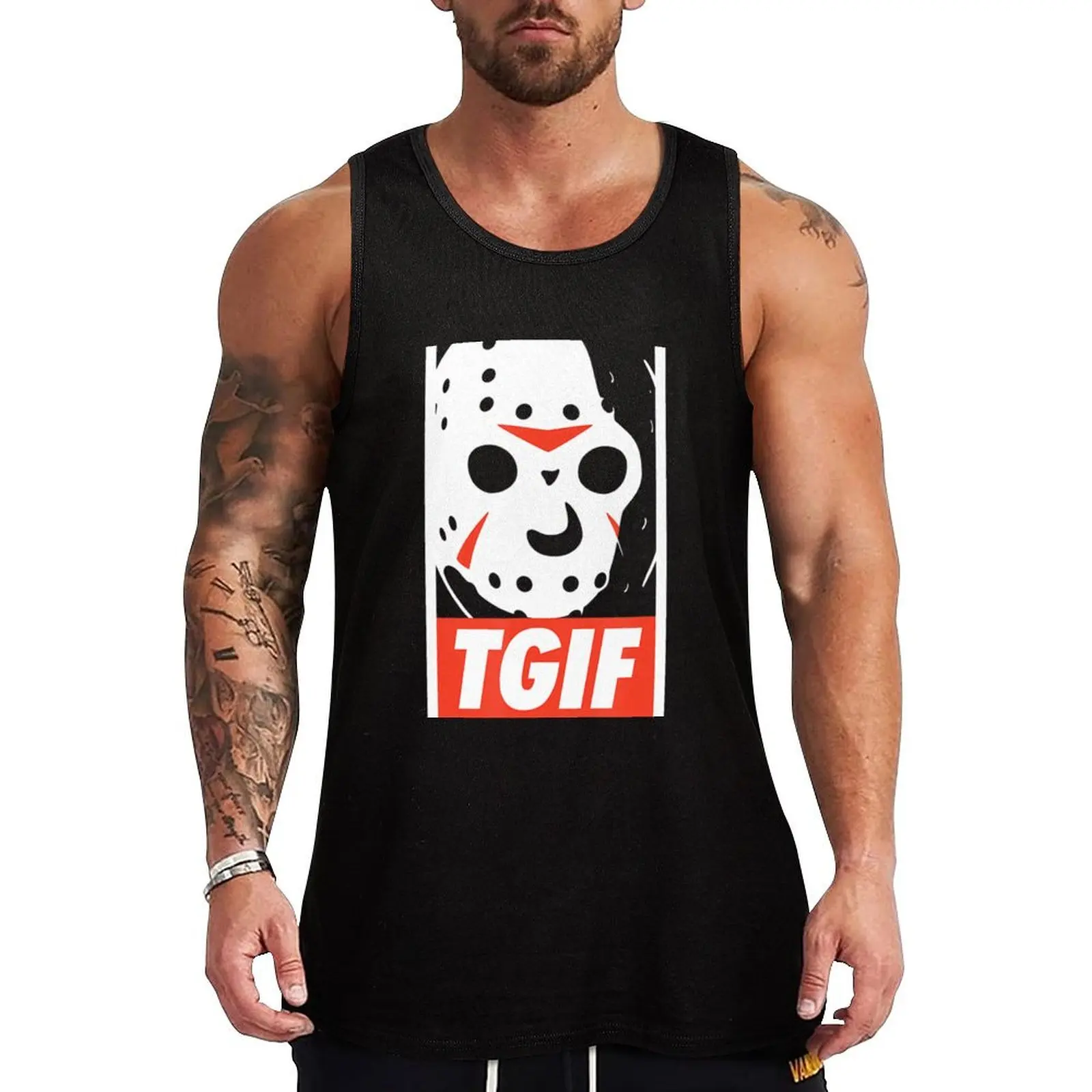 

Michael-Myers Tank Top gym clothing men gym shirts bodybuilding men men clothing