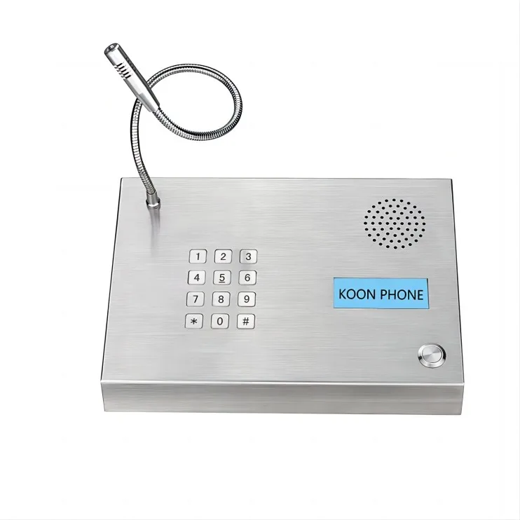 

SIP VoIP Desktop Intercom with Caller ID LCD Goose Neck Dispenser Station Office Building Broadcast Intercom System POE Network