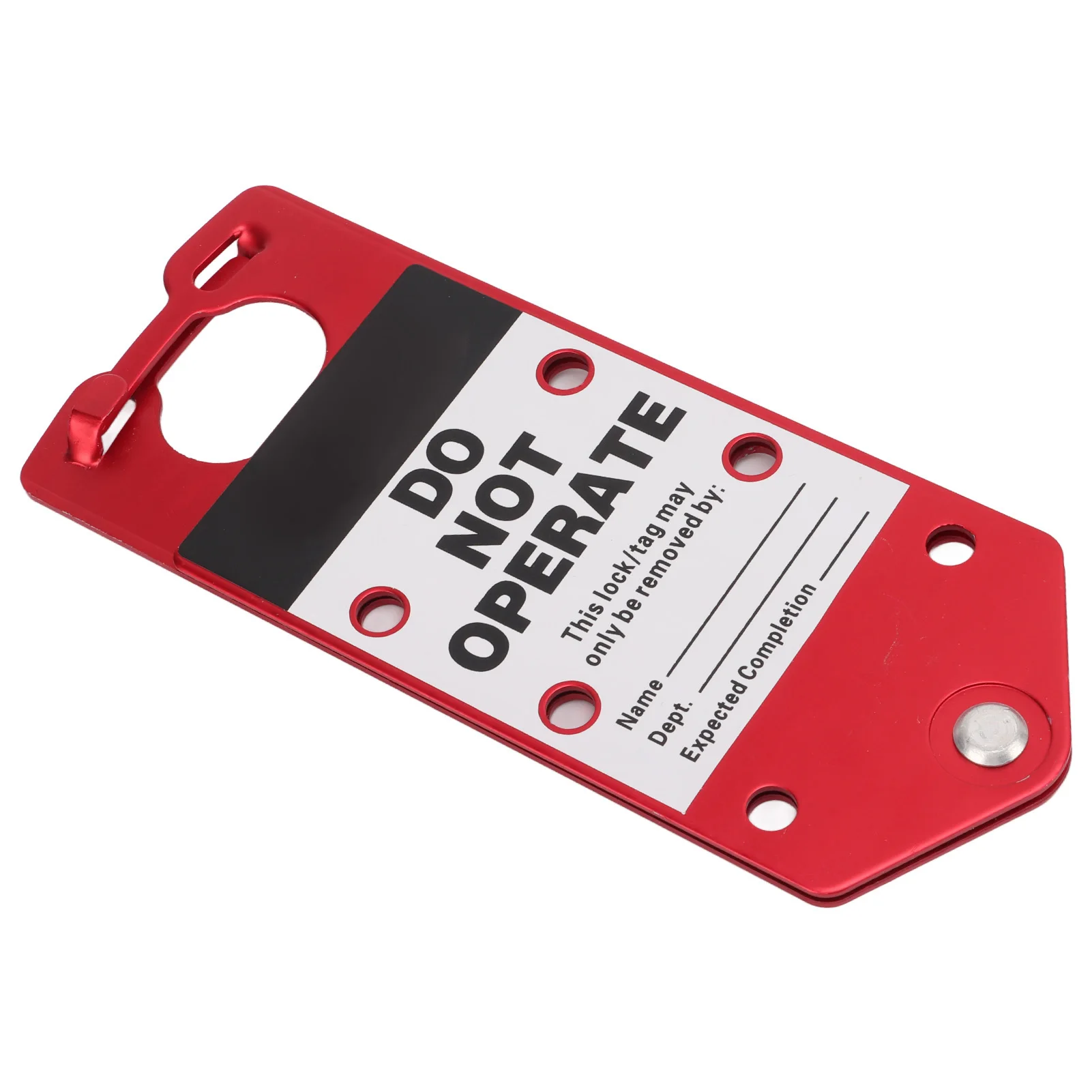 Lockout Hasp Lockout Tagout Hasp Writable Aluminum Alloy Safety Lockout Hasp with Tamperproof Locking Tabs 38mm/1.5in Padlock