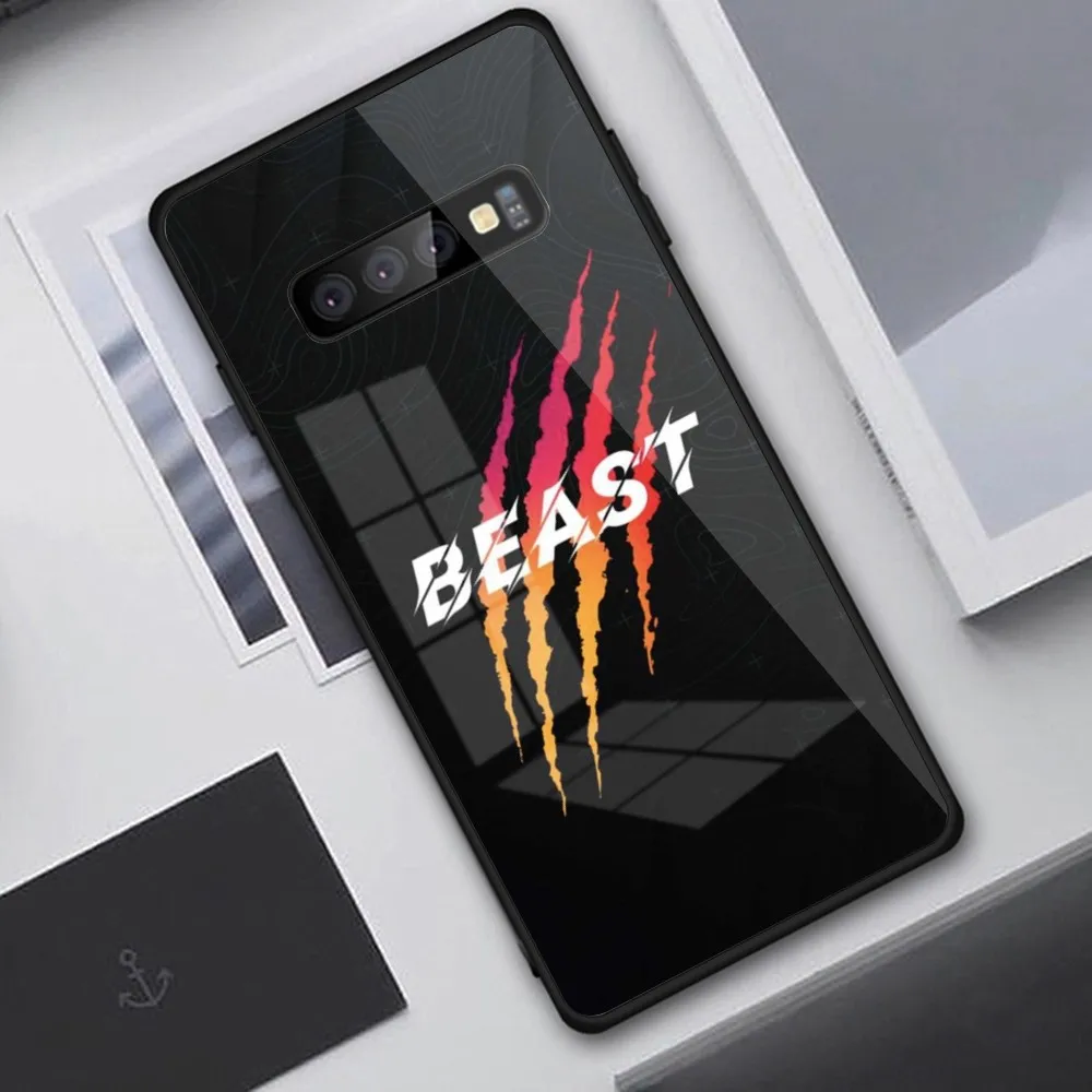 Beast Mode Mobile Cell Phone Case for Samung S23 S22 S21 Pro Ultra A13 A33 A53 NOTE 20 PC Glass Phone Cover Funda