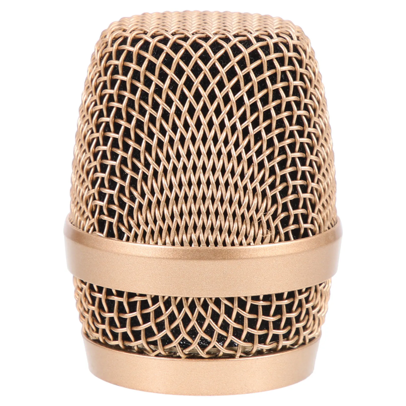 

Microphone Head Replacement Metal Grille Gold Color 780 Model Easy Install Remove Mic Accessories Supplies Durable Smooth
