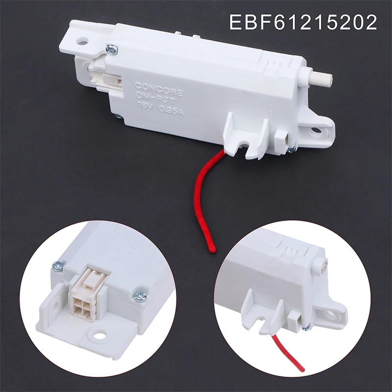 1 unidad EBF61215202 DM-PJT 16V 0.95A interruptor de bloqueo de puerta T90SS5FDH para piezas de repuesto de lavadora automática LG