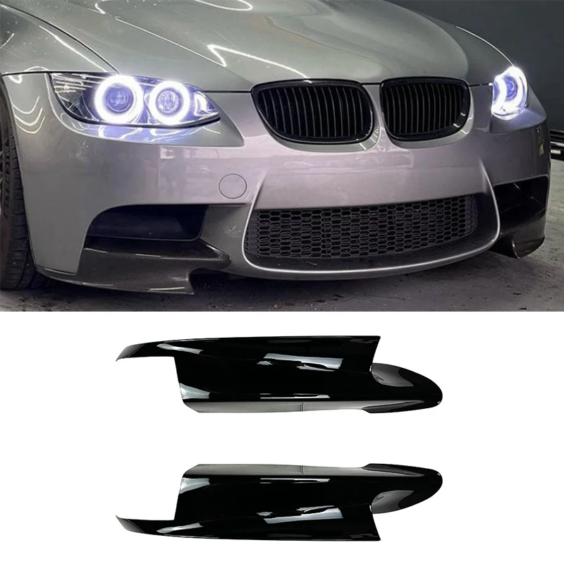 

Front Bumper Side Splitter Cover Lip For BMW 3 Series E90 E91 E92 E93 M3 2006-2013 Fog Lamp Air Vent Intake Spoiler