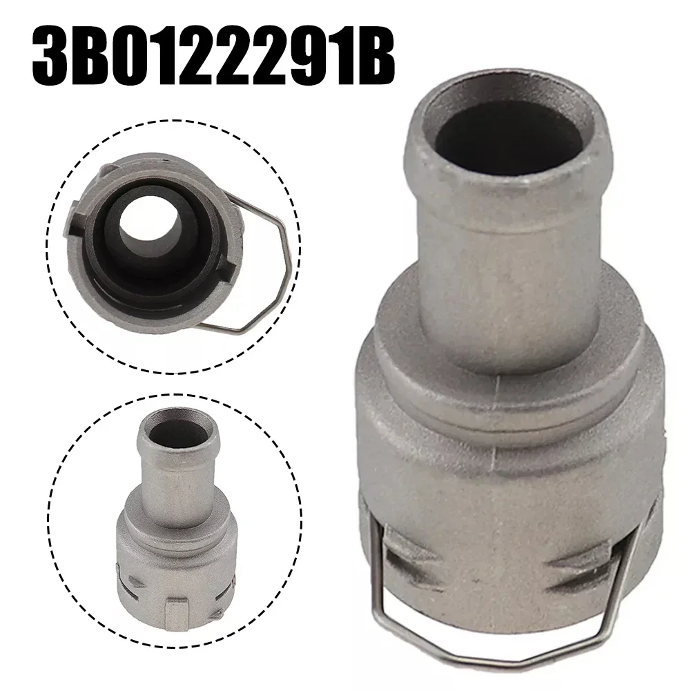 Aluminium Heater Coolant Hose Connector Flange Connector Hose Part For Passat For Golf 3B0122291B Replacement Car Part