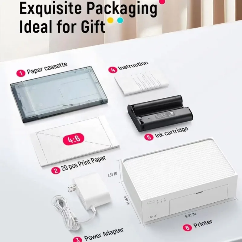 Photo Printer with Vibrant Colors for Photo Booths