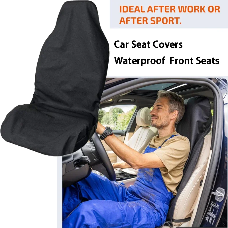 Car Seat Covers Waterproof Front Seats Universal Fit Car Seat Protector for Gym Workout Running Swimming Beach Hiking Suvs Cars