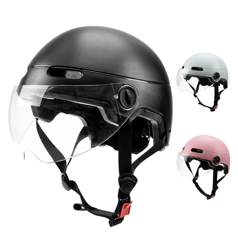 

Electric Bicycle Men Women MTB Road Bike Helmet With Goggle Motorcycle Riding Scooter safety Protection cycling skating Helmet