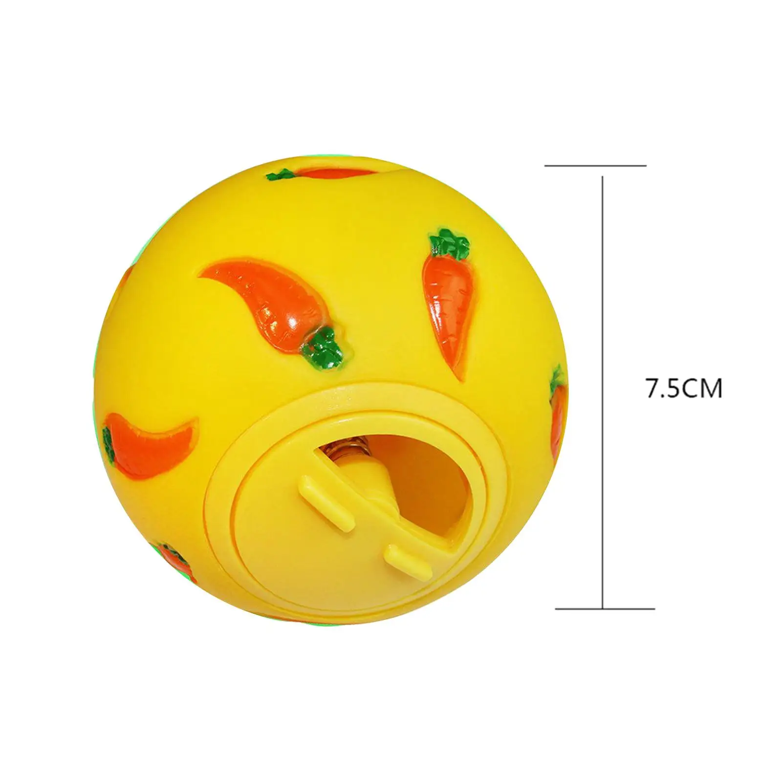 Pet Slow Feeder Bowl Snack Toy Ball Interactive Bunny Toy for Puppy