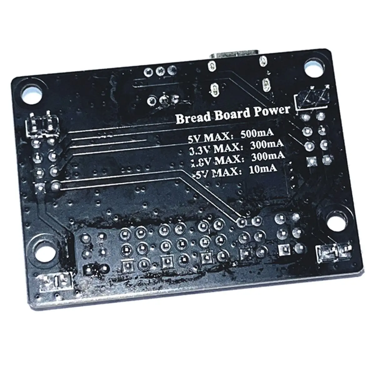 A49T MB102 Breadboard Power Supply Module White Breadboard Dedicated Power Module 2-Way 3.3V 5V Solderless Bread Board