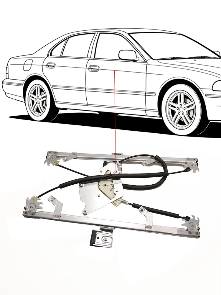 Raamregelaar voor Mercedes-Benz G W463 G350 G500 2002 - 2011 - Ref A4637201346 A4637201446 - afbeelding 2