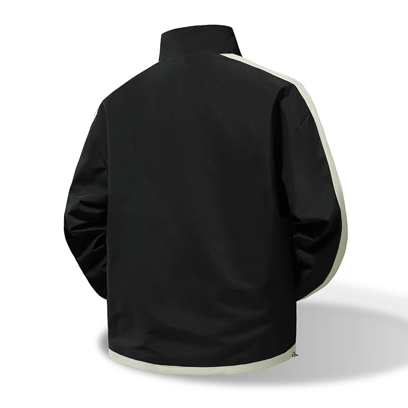 فضفاض للرجال Flight Jaet Retro Sle إصدار عام بزرين من ألياف البوليستر طويل Sve اتجاه شبابي لمنتصف العمر... #5