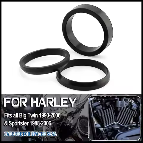 Motorcycles Carburetor Carb Manifold Intake Pipe Gasket Spacer Seal For Harley Big Twin 1990-2006 Sportster XL883 1200 1988-2006