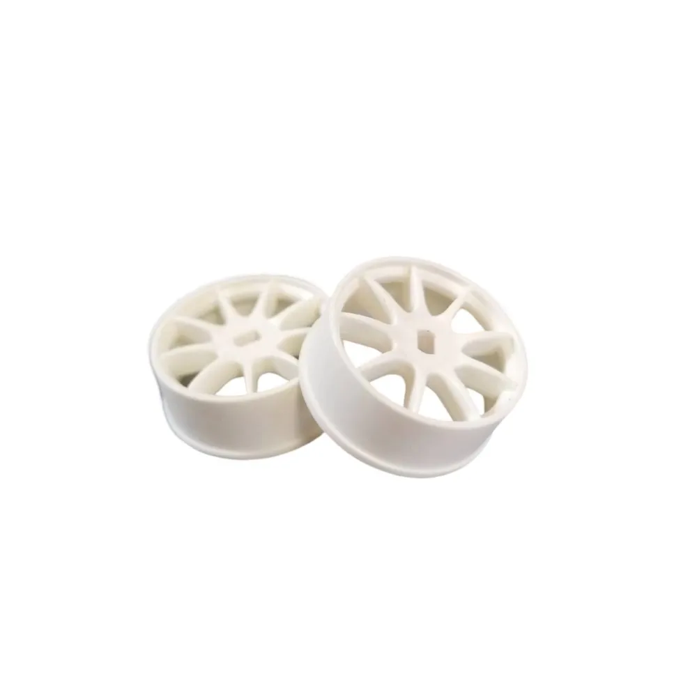 DXR 1/28 Kyosho MINIZ AWD Machine Cutted Light Weight Wheel White 2Pcs XRM003-N XRM003-W