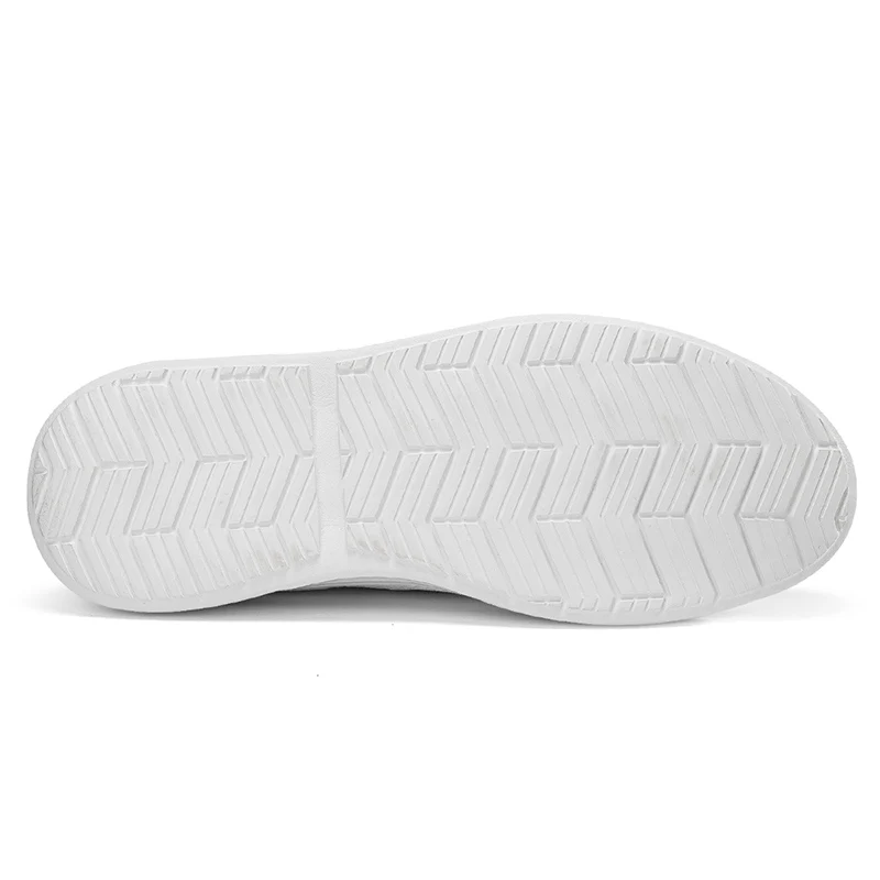 أحذية رياضية بيضاء نقية للرجال أحذية شبكية غير رسمية غير جلدية للرجال قماش مطاطي قابل للتنفس خفيف الوزن مقاس كبير 50 51 أحذية يخت