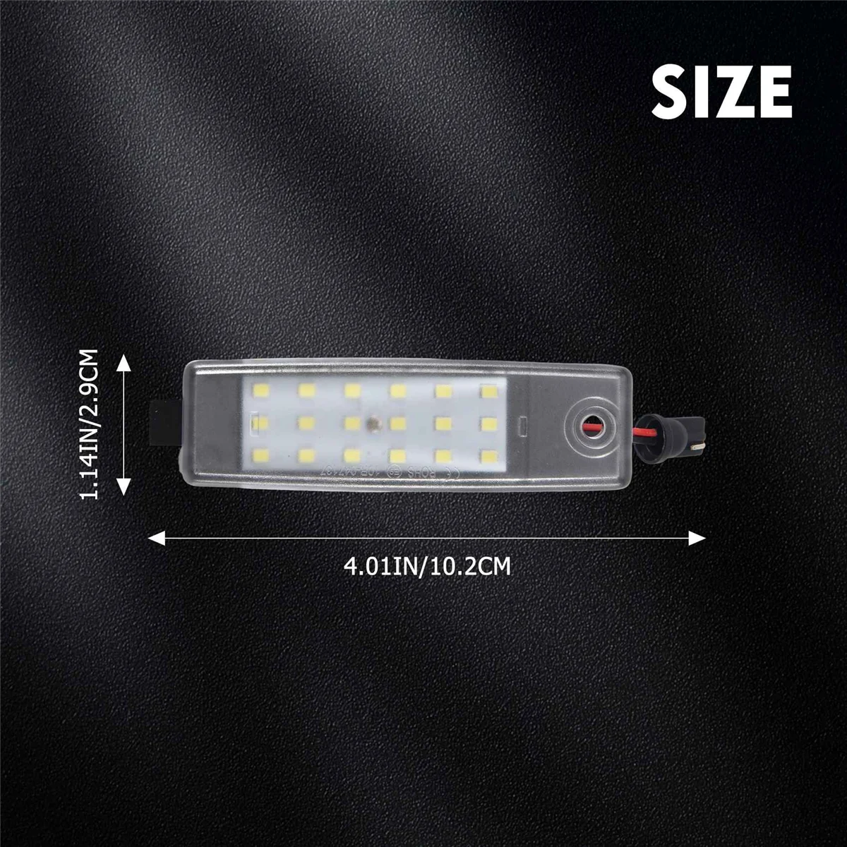 White Led Number License Plate Light Replacement For Hi- H200 2004-2012 Car Accessories