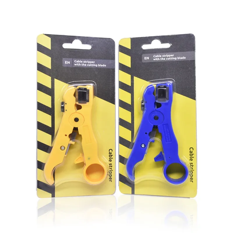 Cable Cutter Automatic Stripping Pliers Universal Coaxial Cable Wire Stripper Crimping Tools with Hexagon Wrench Tool Pliers