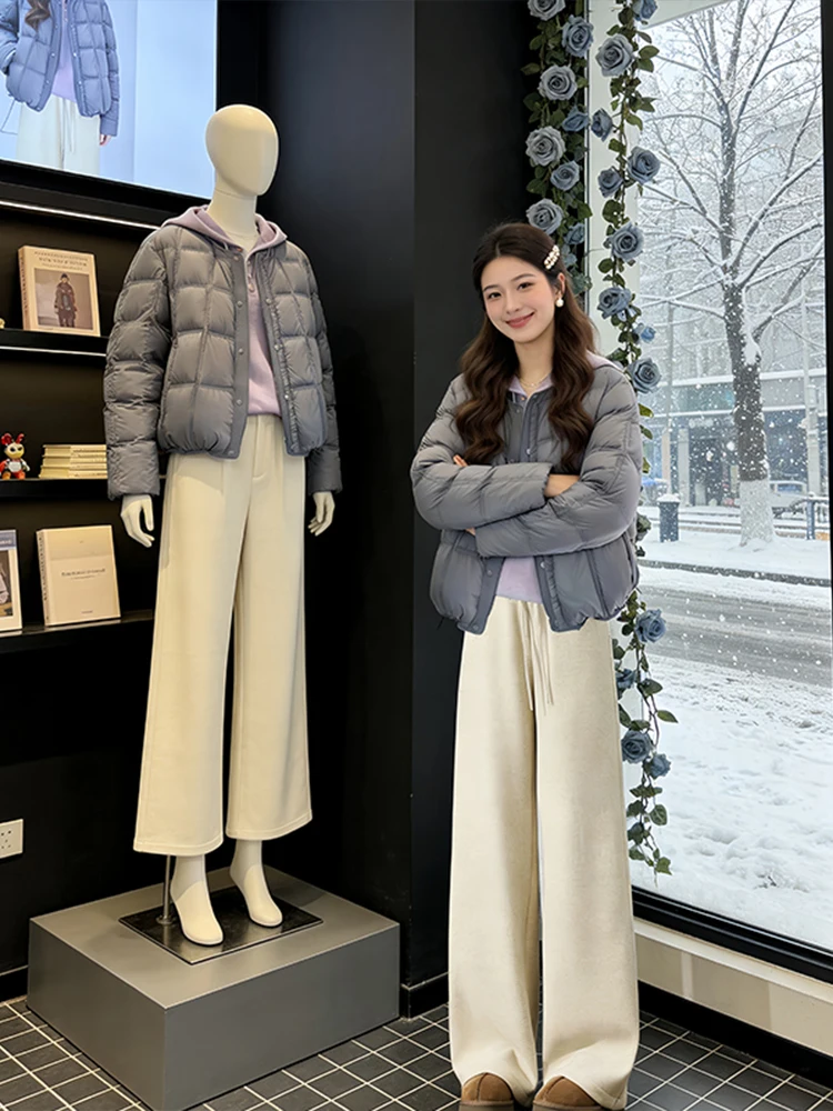 

Зимнее женское хлопковое пальто Thiened, круглое пуховое пальто Bread Sle, моющееся теплое пальто, корейское свободное длинное пальто