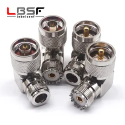 RF connector UHF-JKW UHF N-S male and female UHF/N-KJ M female elbow 90 degree SL16/SO239 right angle RF adapter