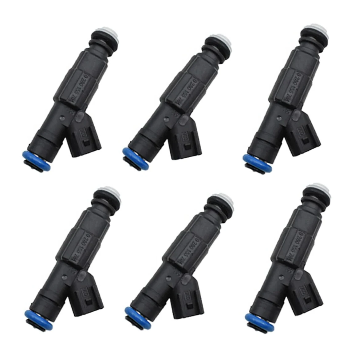 6Pcs Fuel Injector 0280155784 For Jeep Cherokee Grand Cherokee Wrangler 4.0L Dodge Ram 1500 2500 3500 5.2L 1999-2004