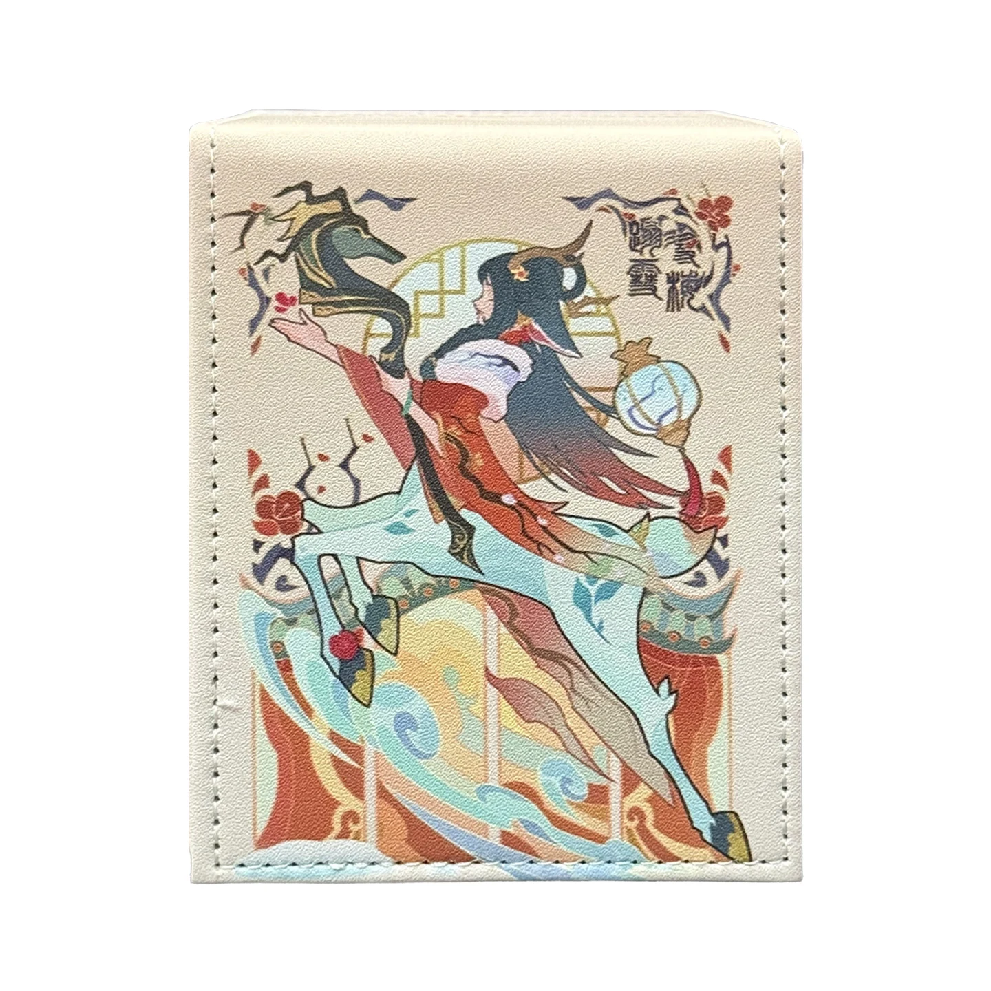Riftbounds TCG Deck Box The Bashful Bloom-Lillia Trading Card Carrying Case Portable Game Card Storage Organizer Holder