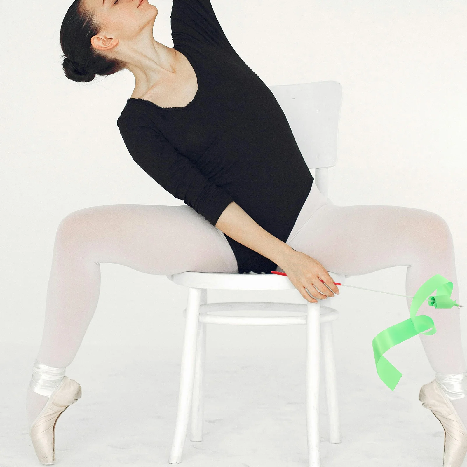 

5pcs Gymnastics Ribbon Dance Wands Long Streamer For Rhythmic Gymnastics Equipment Portable